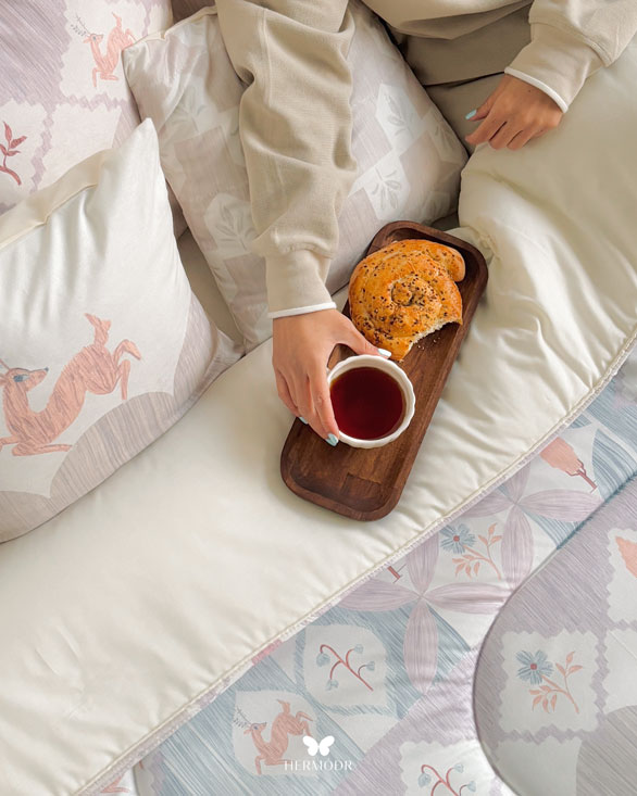 تصویر محصول روتختی مخمل ژاگارد  8 تکه ملحفه 180