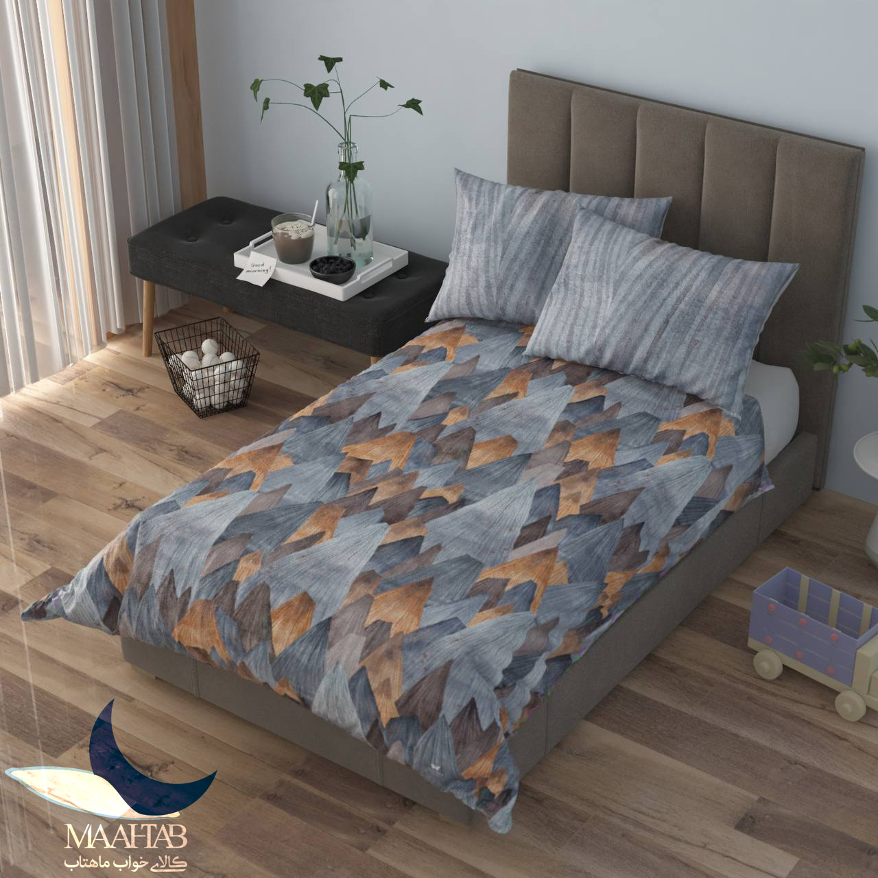 تصویر محصول روتختی کلاسیک اکو یکنفره  4 تکه ملحفه 90