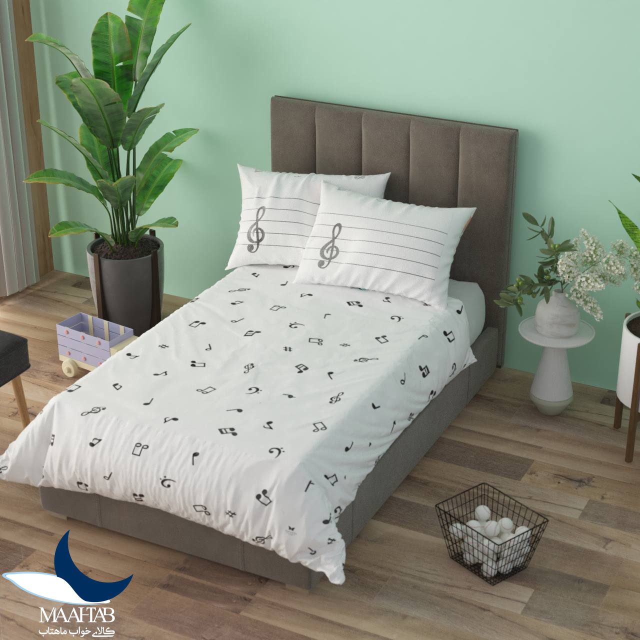 تصویر محصول روتختی کلاسیک اکو یکنفره  4 تکه ملحفه 90